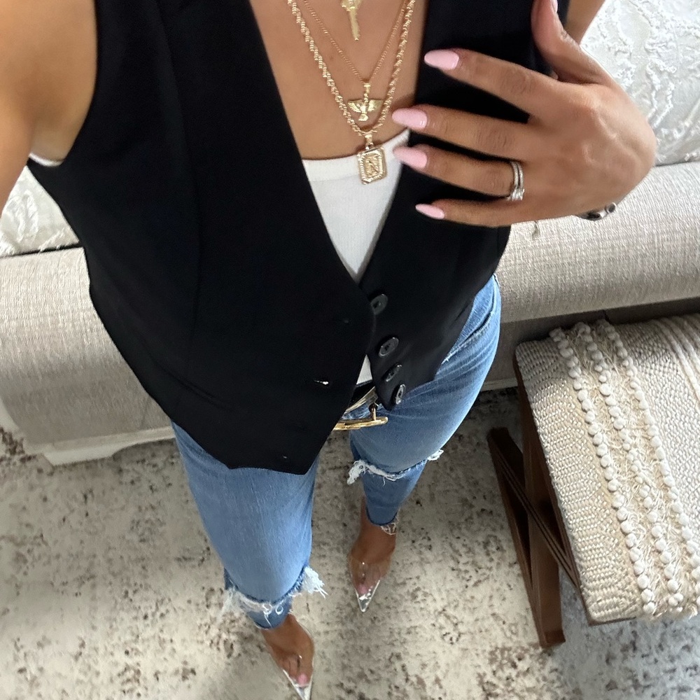 New✨Gorgeous spring button vest - Picture 6 of 9